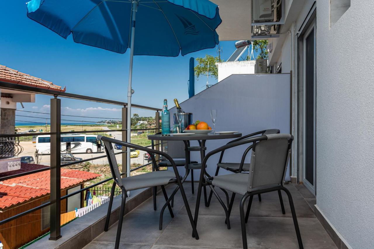 Halkidiki Beach Apartments 2 Nea Kalikratia Vergia Beach Nea Kallikrateia Eksteriør billede